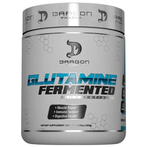 glutamina fermentada dragon pharma 300 gramos envia suplementos