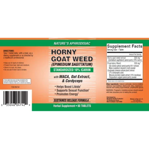 horny goat weed natures aphrodisiac windmill envia suplementos sf