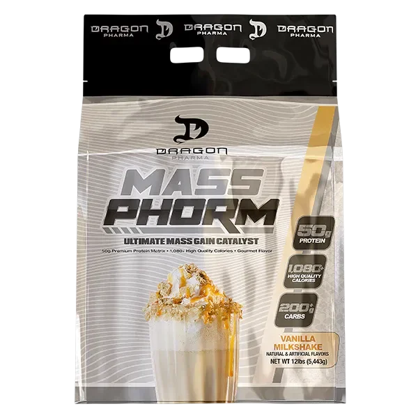 massphorm 12 lbs dragon pharma envia suplementos vainilla
