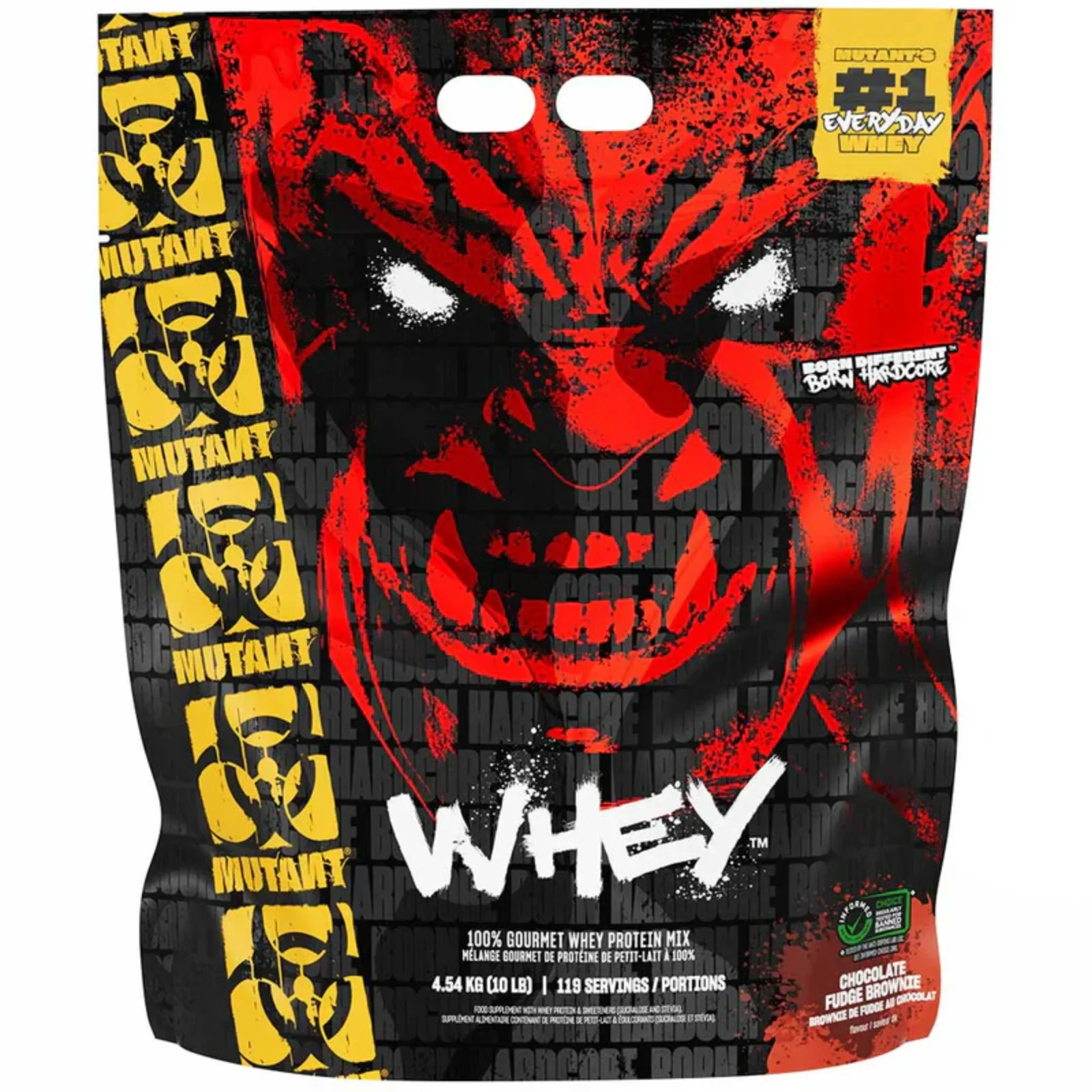 mutant whey 10 lbs chocolate fudge brownie envia suplementos