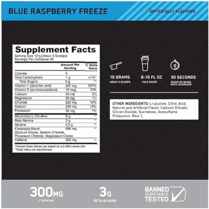 platinum igniter optimum nutrition envia suplementos sf