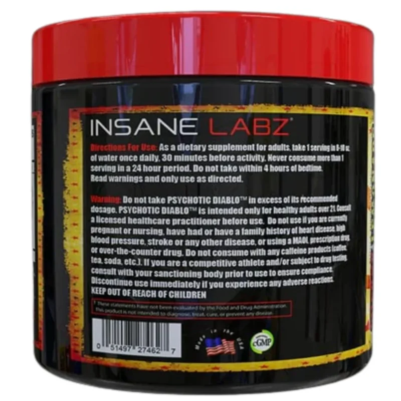 psychotic diablo 60 serv insane labz envia suplementos sf 1