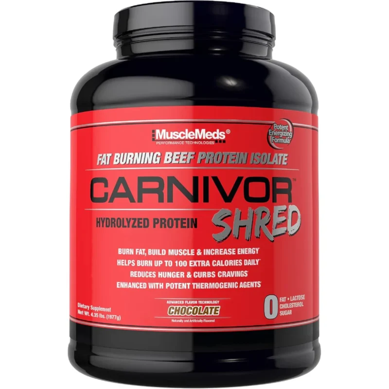carnivor SHRED 4.3 Lbs Muscle Meds envia suplementos