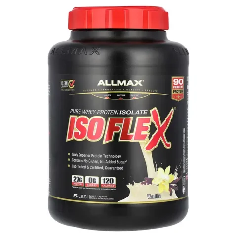 isoflex vainilla allmax nutrition envia suplementos