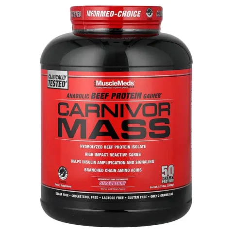 Carnivor mass 5.7 lbs musclemeds fresaenvia suplementos