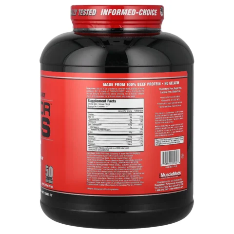Carnivor mass 5.7 lbs musclemeds vainilla caramel envia suplementos sf