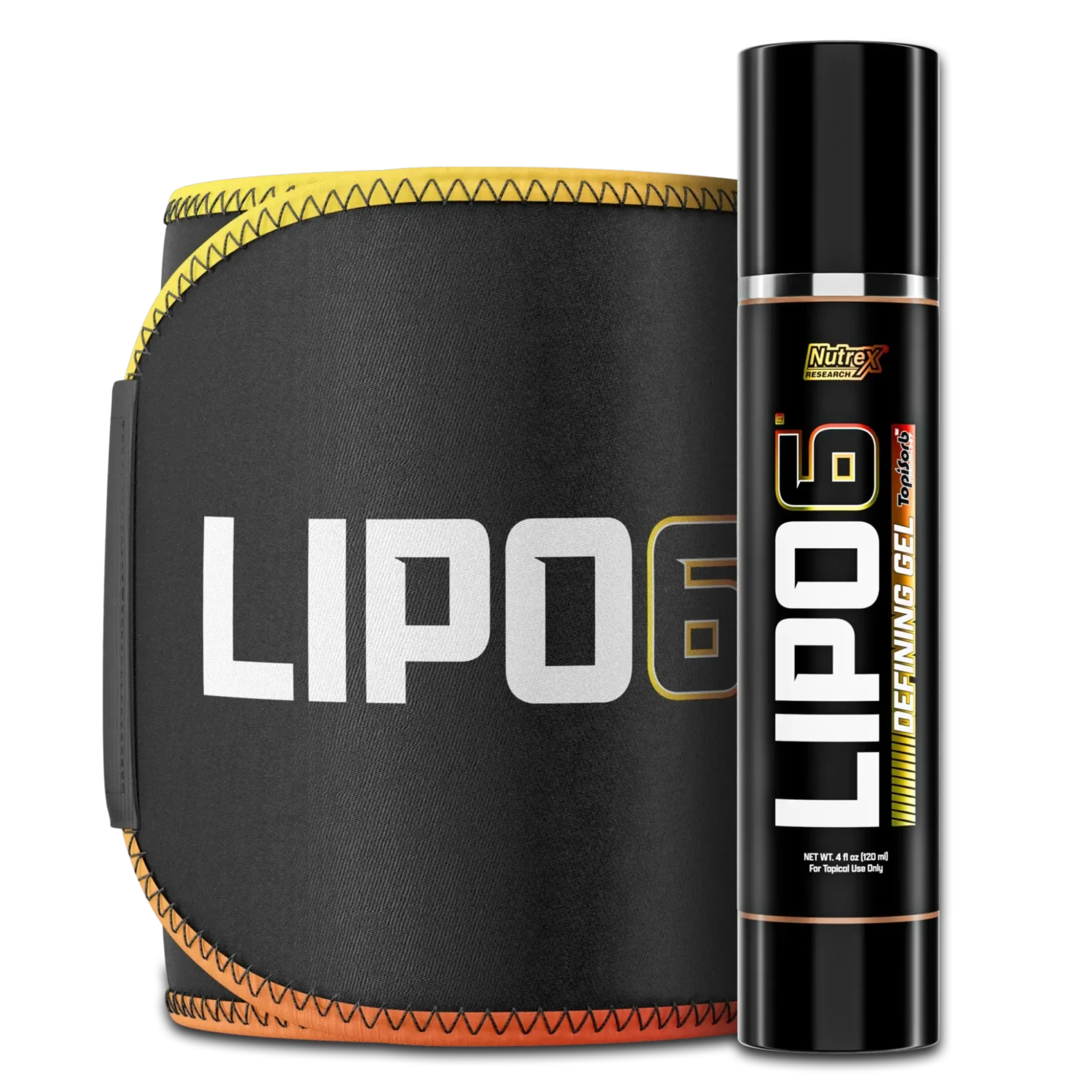Lipo 6 defining gel + Faja nutrex research envia suplementos
