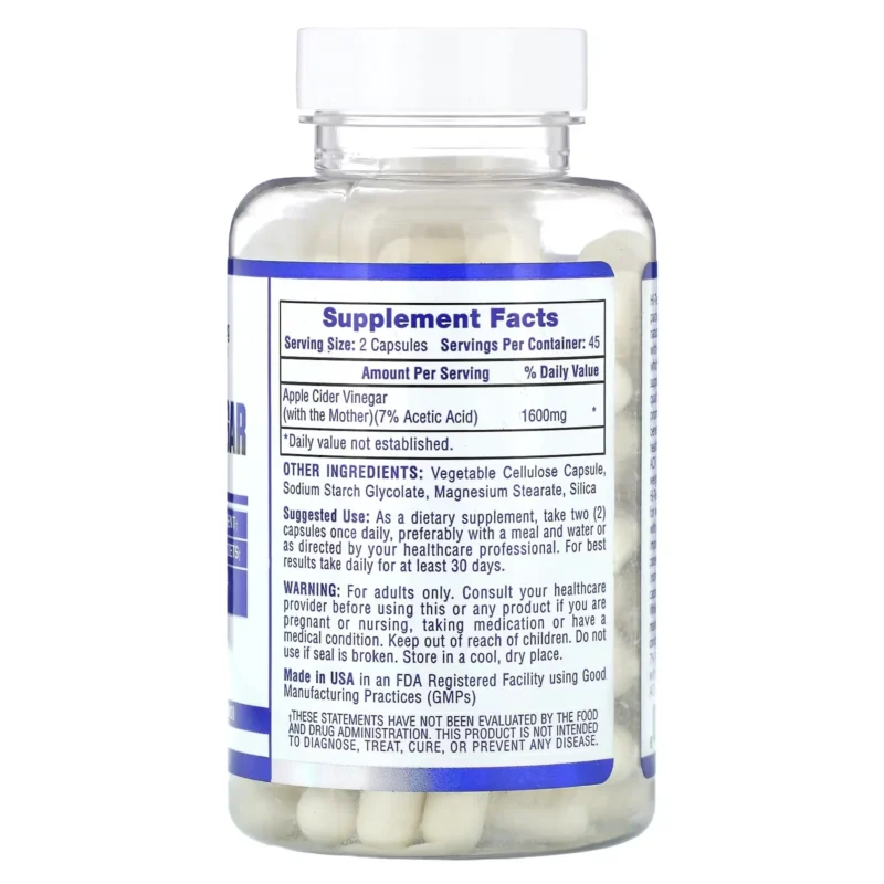 Vinagre de Manzana Hi Tech Pharma cápsulas