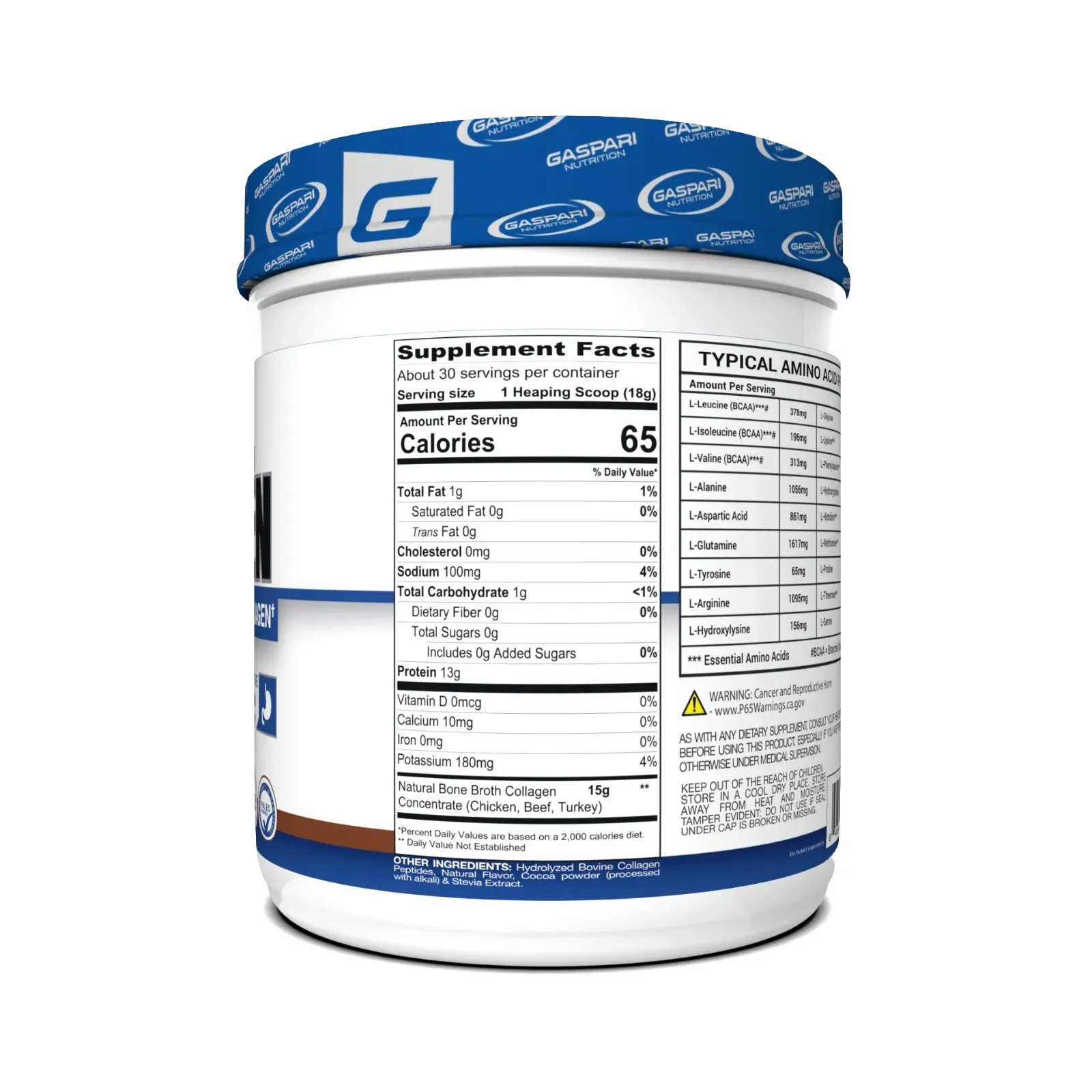 bone broth colageno gaspari nutrition chocolate envia suplementos sf