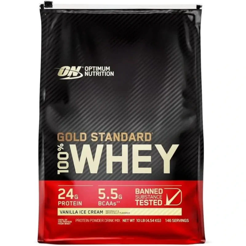 gold standard 10 lbs vainilla optimum nutrition envia suplementos