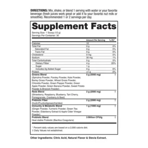 greens & Reds dragon pharma envia suplementos sf