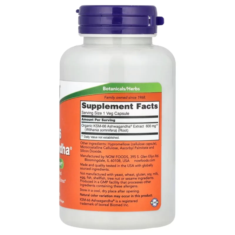 KSM-66 Ashwagandha NOW Foods