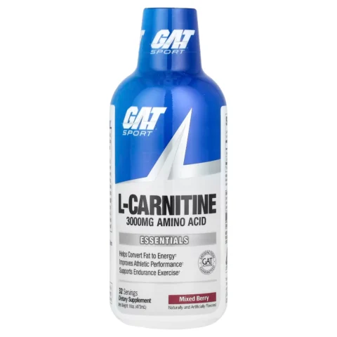 l-carnitina 3000 mg gat sport 473 ml mixed berry