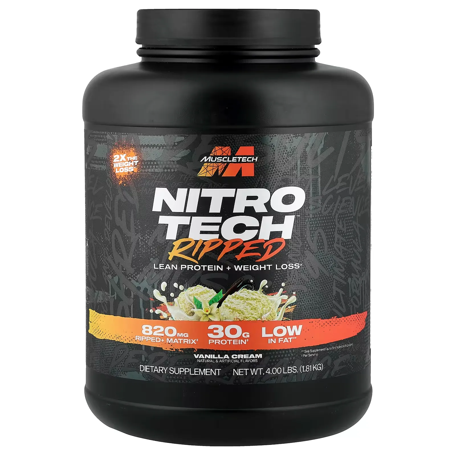 nitro tech ripped vainilla envia suplementos 2