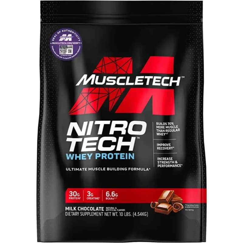 nitro tech whey proteina 10 lbs muscletech envia suplementos chocolate