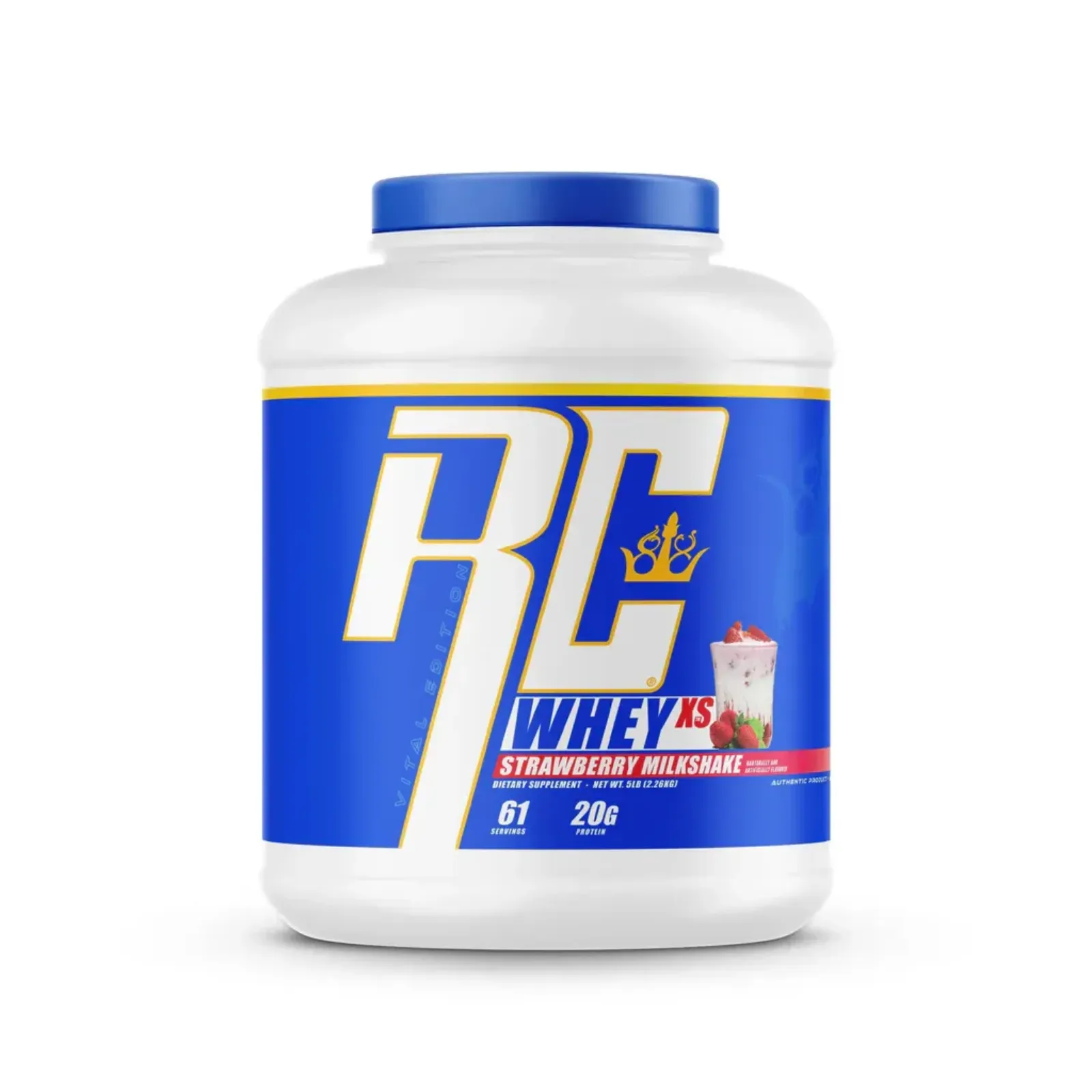 whey xs ronnie coleman 5 lbs fresa envia suplementos