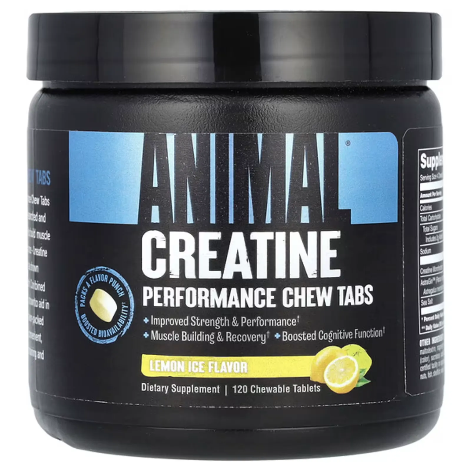 animal creatine chews universal nutrition lemon ice