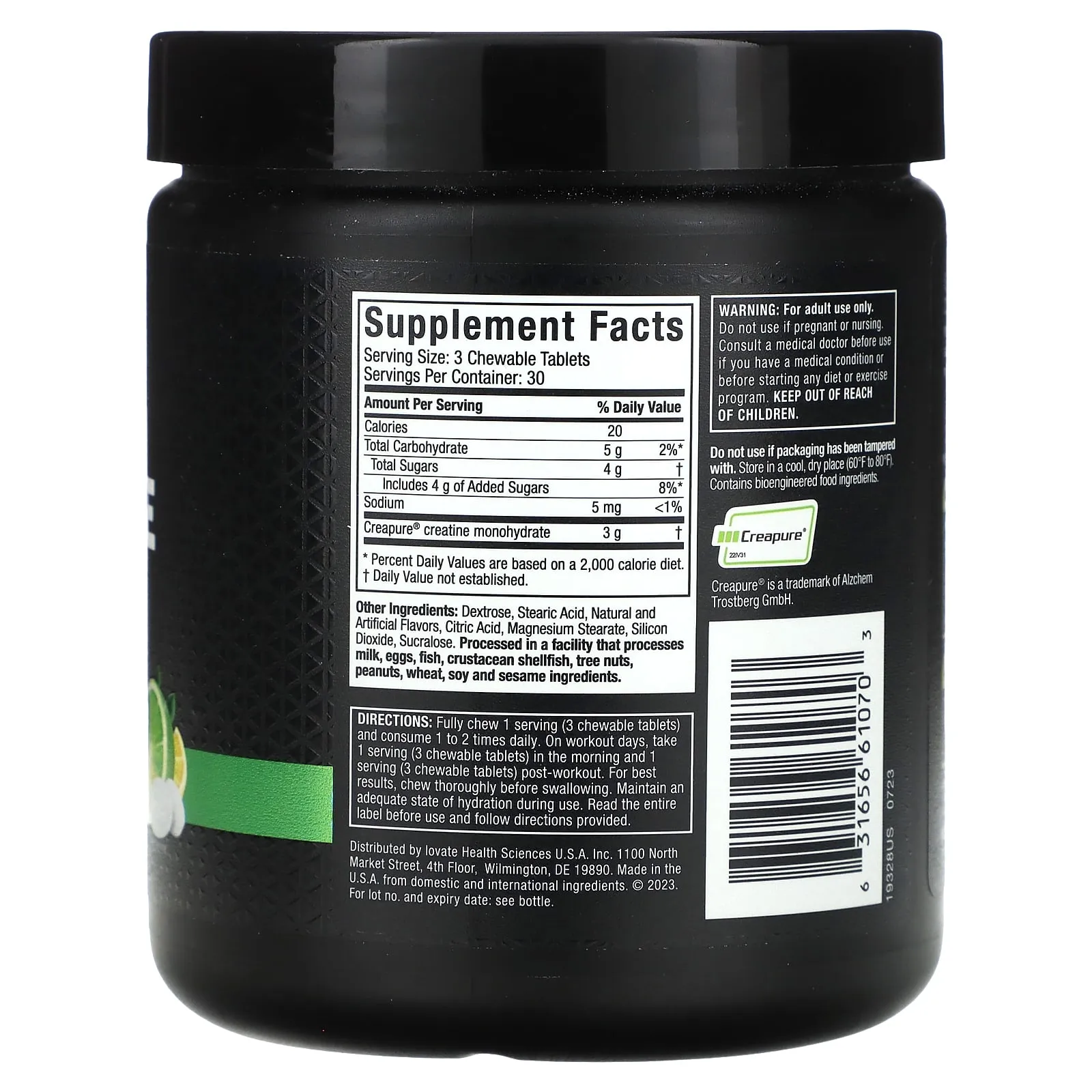 creatina chews muscle tech citrus bust sf