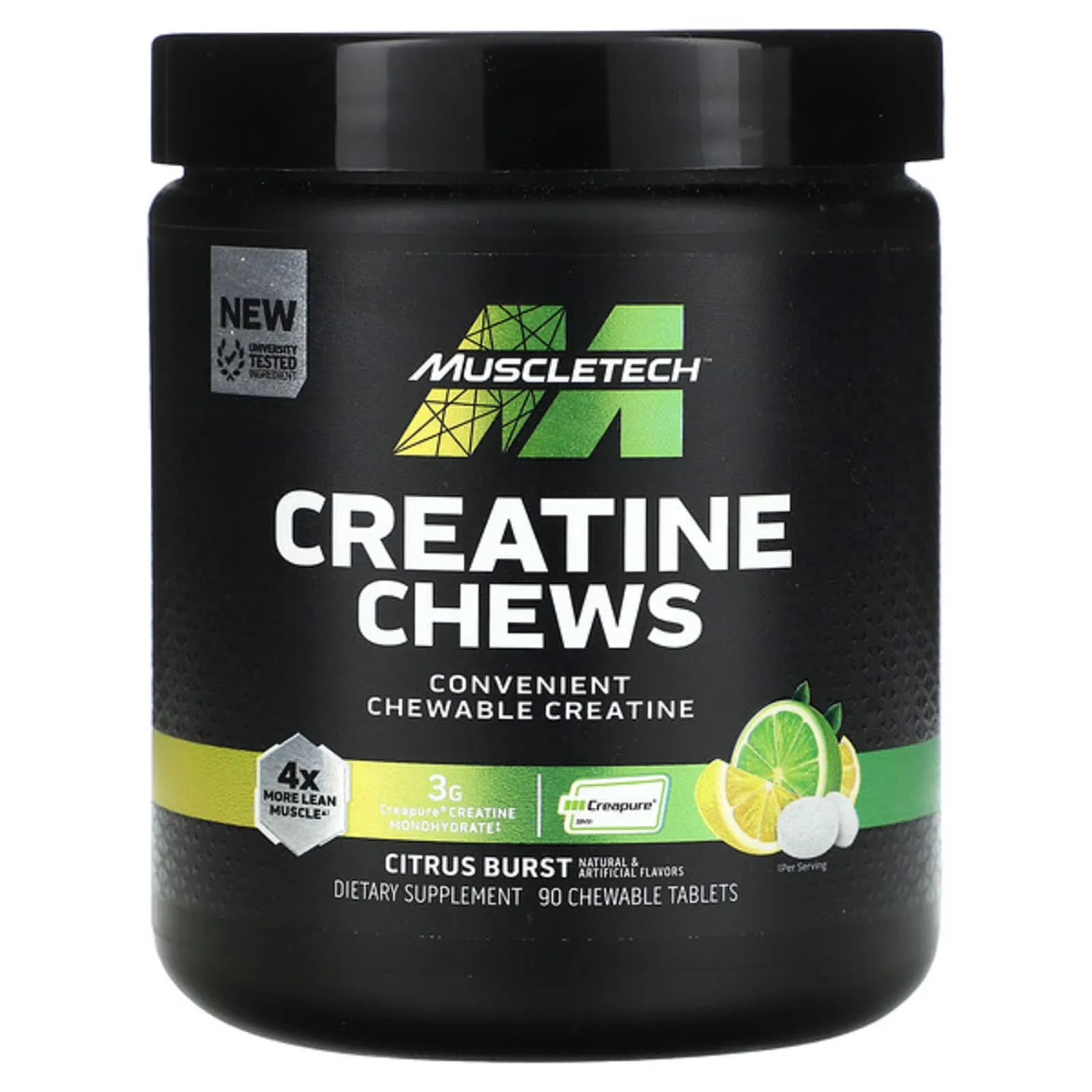 creatina chews muscle tech citrus bust