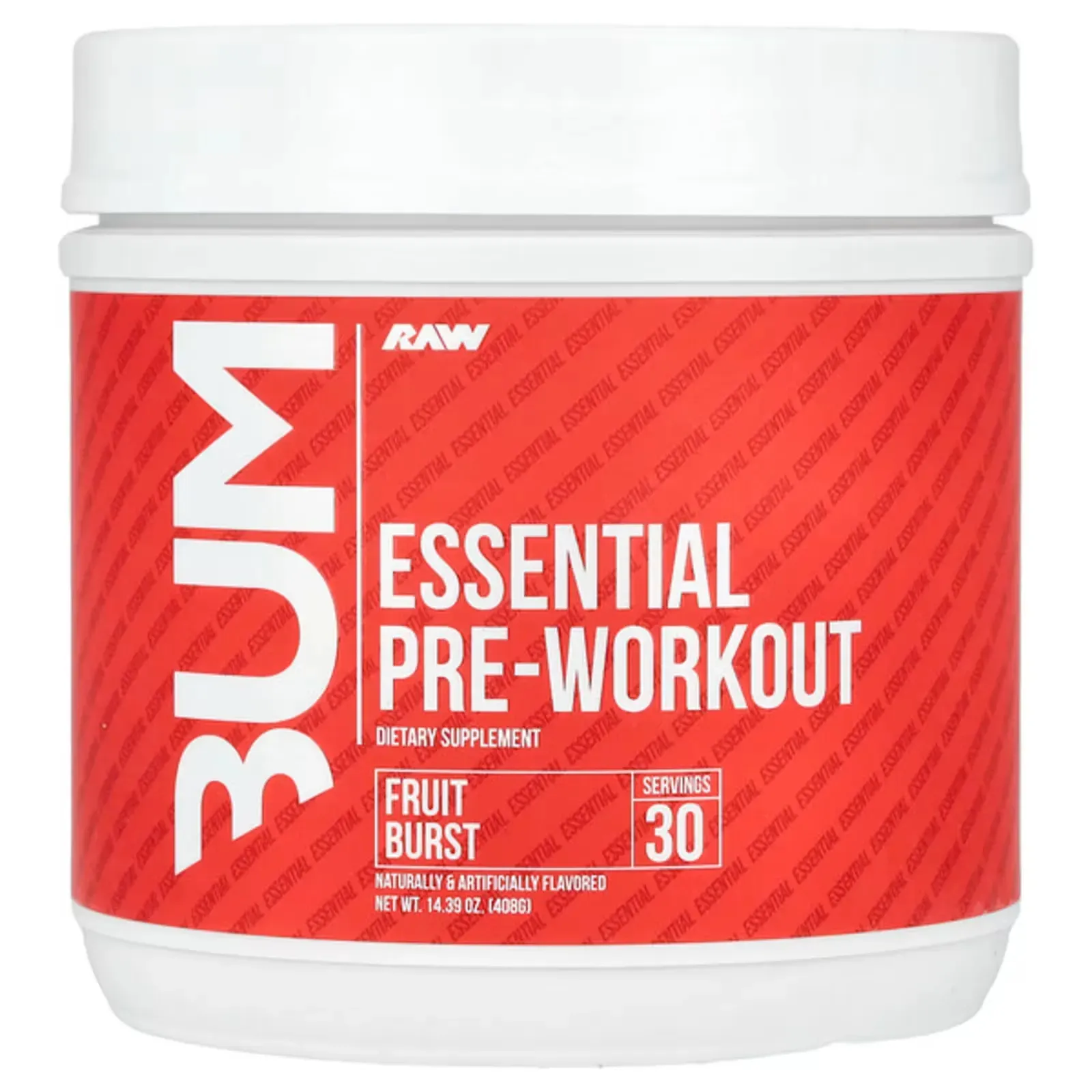 essential 30 serv cbum raw nutrition envia suplementos fruit burst