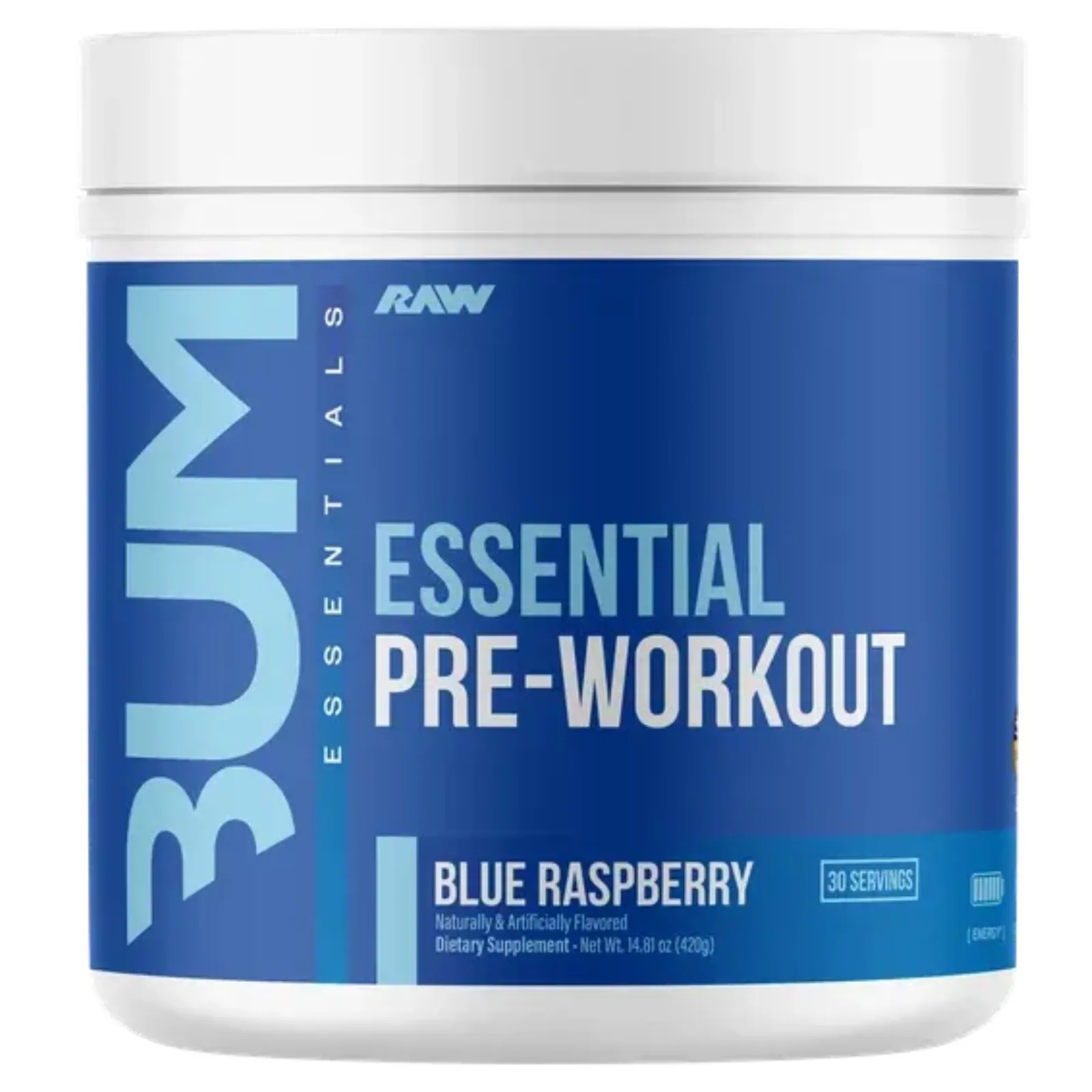 essential 30 serv cbum raw nutrition envia suplementos mora azul