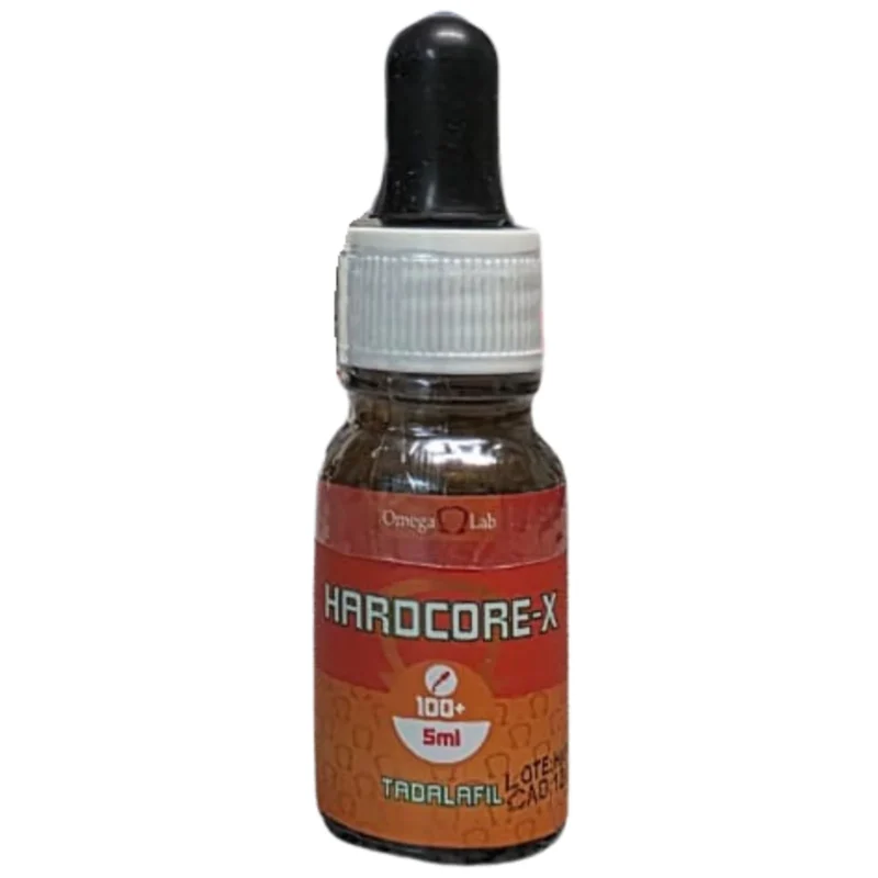 Hardcore-X Tadalafil 100+ de Omega Labs para vigor sexual y bombeo muscular