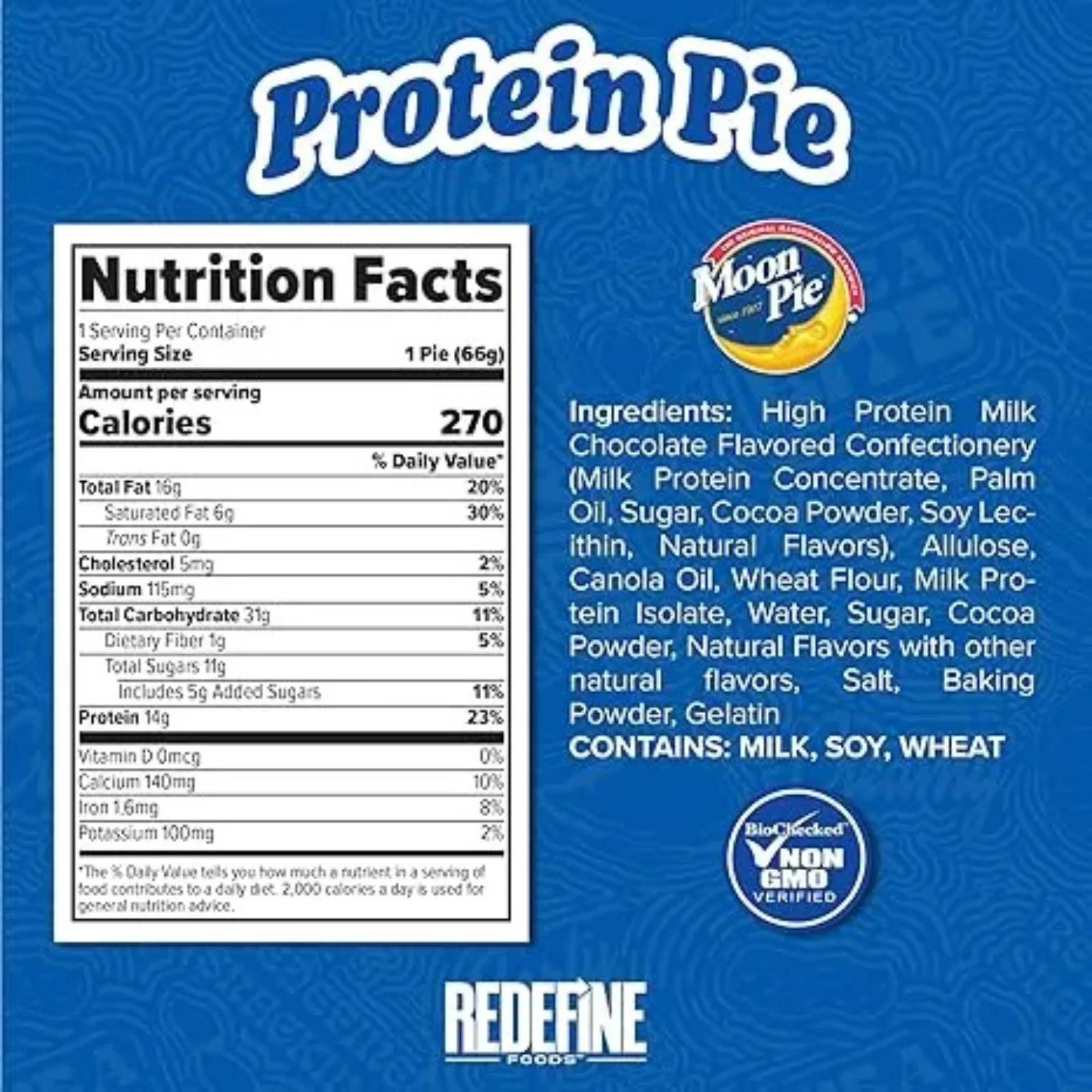 moon pie protein redefine foods envia suplementos chocolate sf
