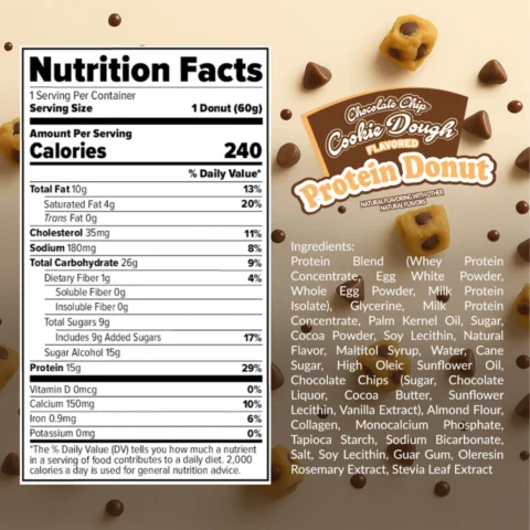 protein donut redefinde foods envia suplementos donas de proteina sabor galleta sf