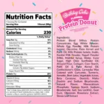 protein donut redefinde foods envia suplementos donas de proteina sabor pastel de cumpleaños sf