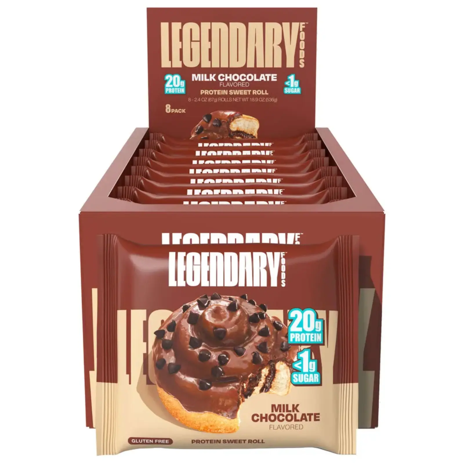 sweet rolls legendary foods envia suplementos Milk Chocolate1