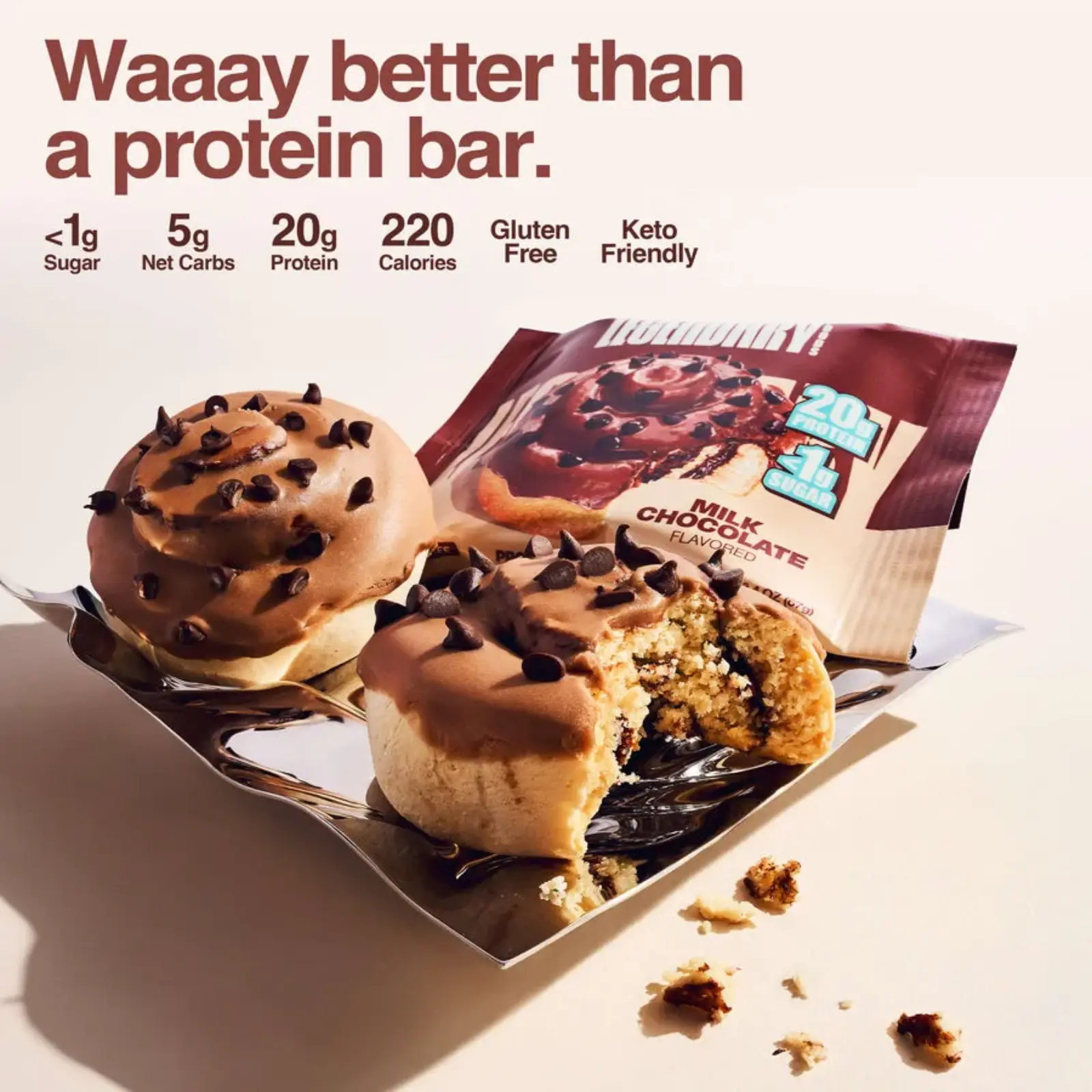 sweet rolls legendary foods envia suplementos Milk Chocolate3