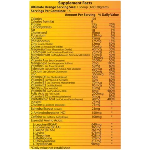 ultimate orange hi tech pharmaceuticals pre workout envia suplementos sf