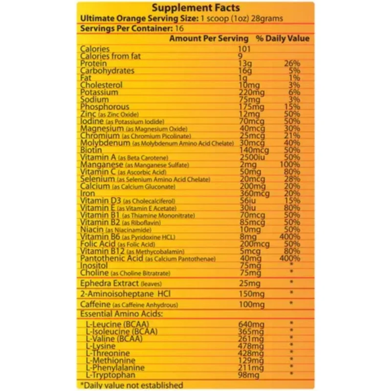ultimate orange hi tech pharmaceuticals pre workout envia suplementos sf