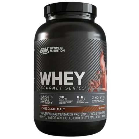 whey gourmet Series optimum nutrition envia suplementos chocolate