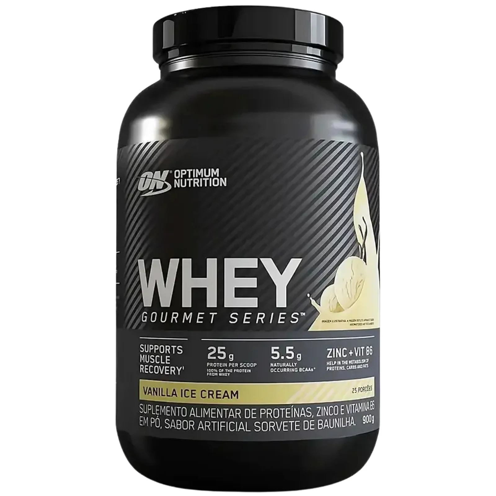 whey gourmet Series optimum nutrition envia suplementos vainilla