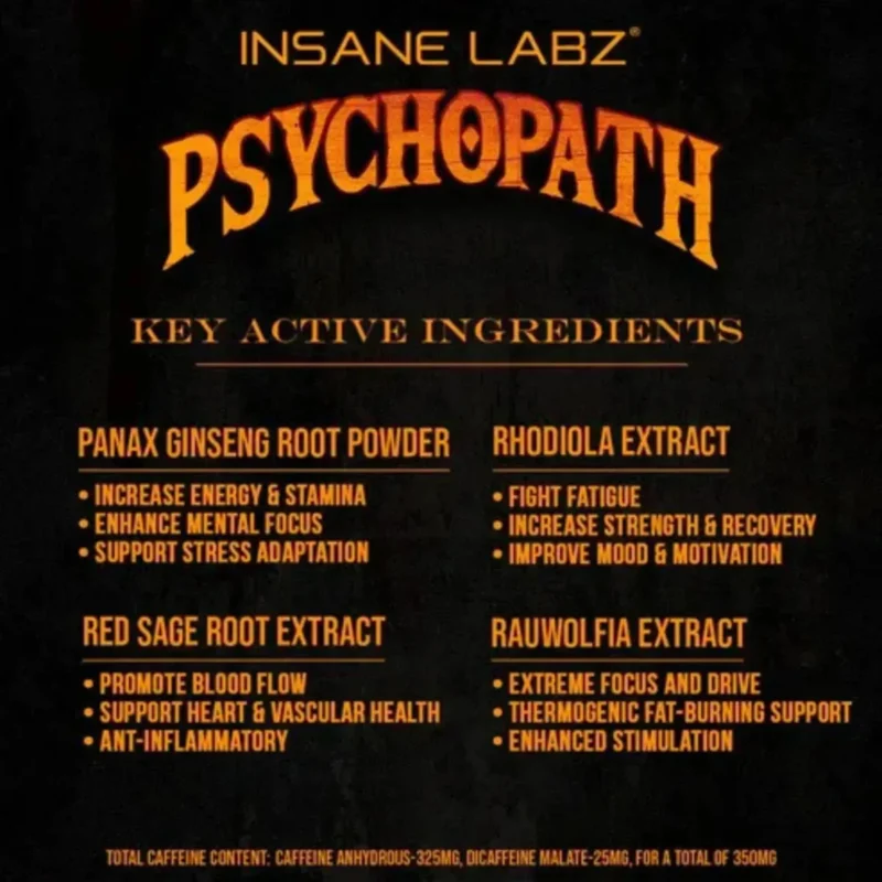 Psychopath insane labz envia suplementos sf sf