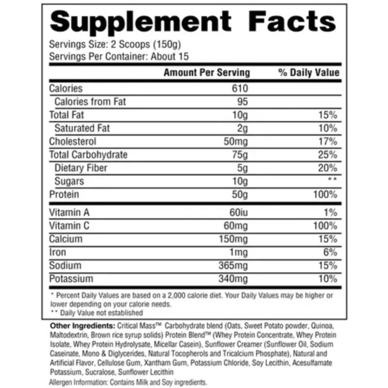 critical mass hi tech chocolate 5 lbs pharmaceuticals envia suplementos sf