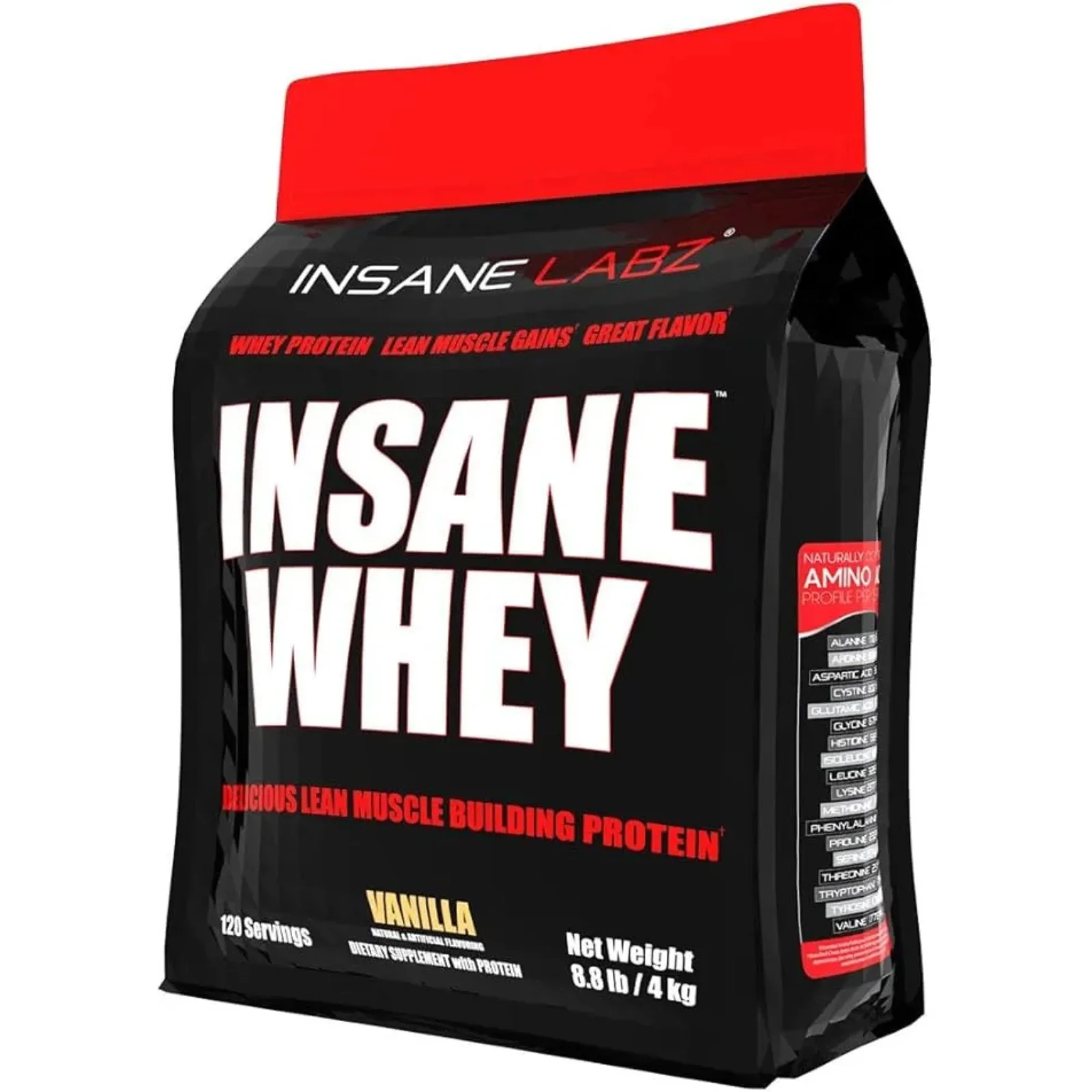 insane whey 8.8 lbs vainilla insane labz