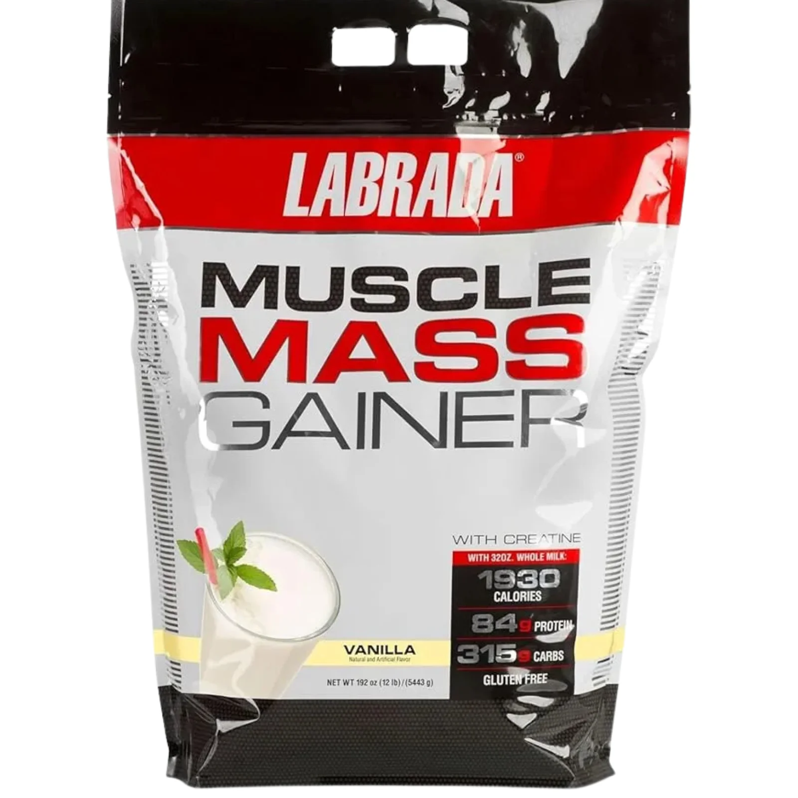 muscle mass gainer 12 lbs labrada envia suplementos vainilla