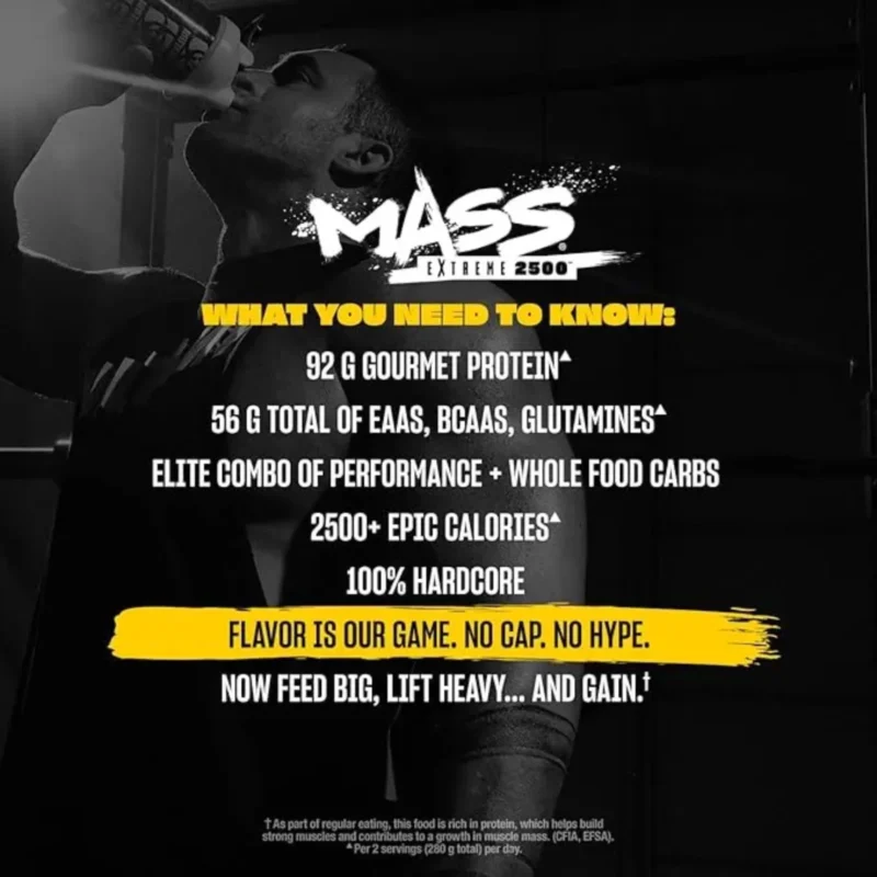 mutant mass XXXTREME 2500 6 lbs banner envia suplementos 3