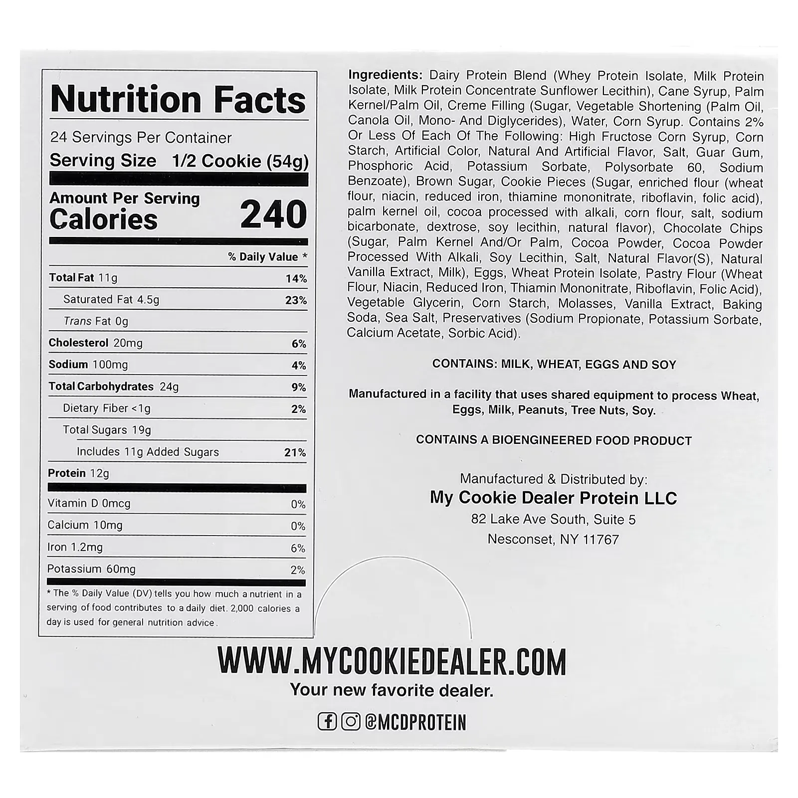 my protein cookie dealer raw Milk And Cookies envia suplementos sf