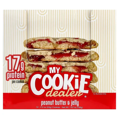my protein cookie dealer raw peanut buter Jelly envia suplementos1