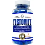 Frasco de Testovite Hi-Tech Pharmaceuticals suplemento multivitamínico y potenciador de testosterona para hombres