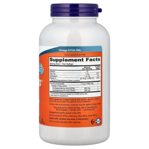 ultra omega 3-d aceite de pescado now foods envia suplementos sf