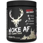 Bote de Woke AF Bucked Up pre-workout energía extrema