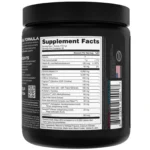 Bote de BAMF BLACK Bucked Up pre-workout enfoque nootrópico y minerales fúlvicos