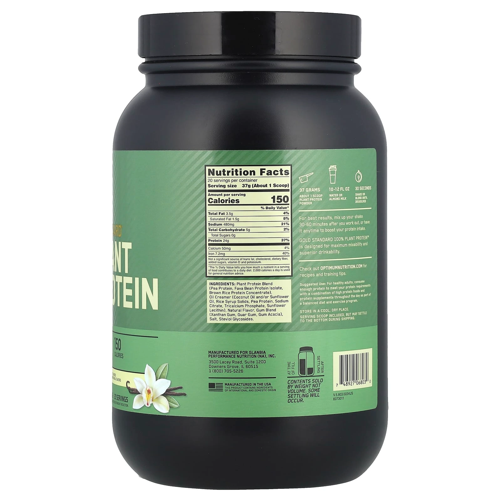 gold-standard-plant-protein-optimum-nutrition-1-7-lbs-frente-etiqueta-chicharo-arroz-haba-b12-vegan