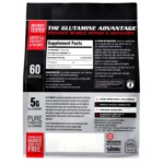 Inner Armour Glutamine 300g tabla nutricional 60 porciones ingredientes puros