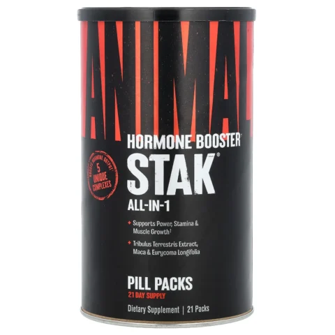 animal-stak-21-pack-universal-nutrition 5-complejos-hormonales tribulus-lj100-maca resveratrol-cortisol-d3-zinc-b6