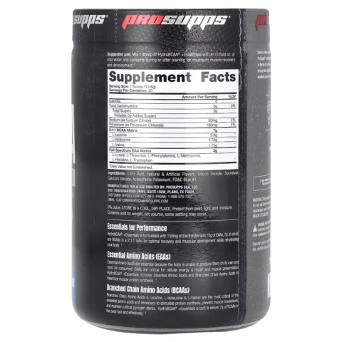hydrobcaa + eaa prosupps sf envia suplementos